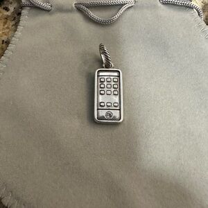 Brighton Silver Phone Charm Pendant